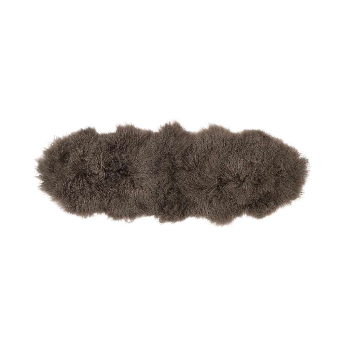Dubbele Tibetaanse Schapenvacht | 150x55 cm Taupe