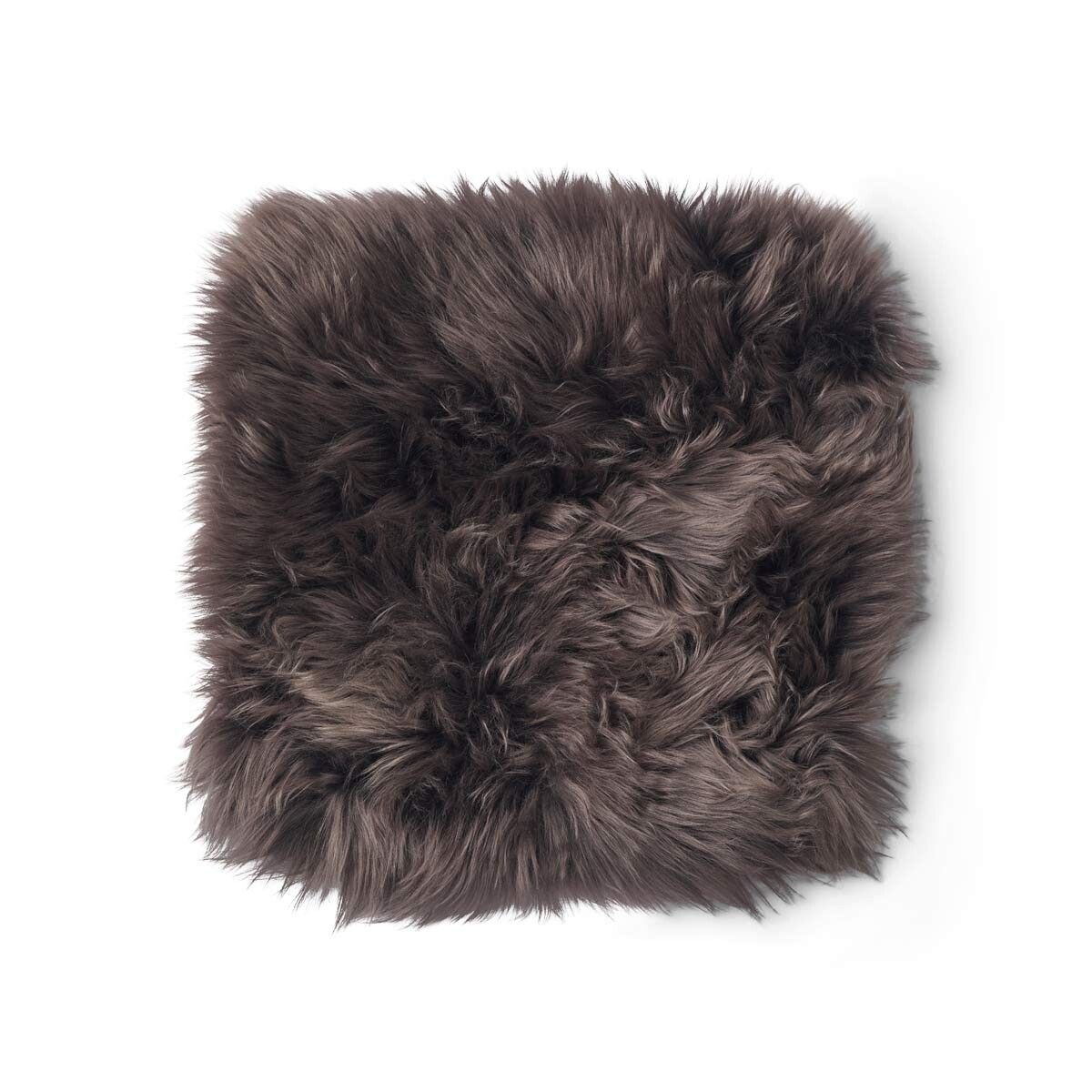 Langharige Schapenvacht Cover Zero Waste Walnoot bruin