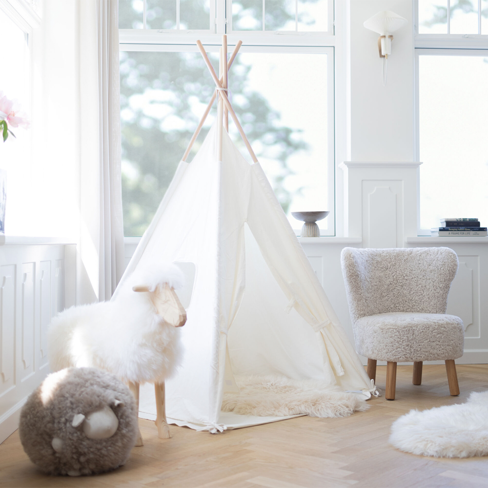 Signature Staand Schaap | Small Off White