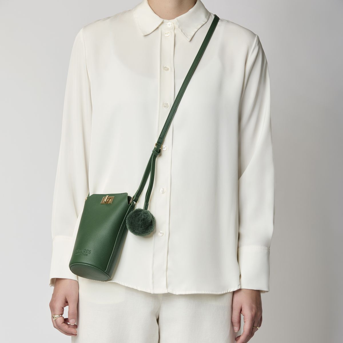 Adina Telefoontas Antiek Groen