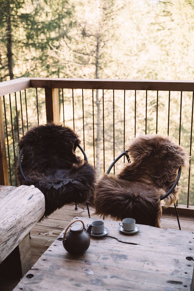 Eco Lamsvacht | Engeland Natuurlijk | 90x60 cm Natuurlijk donkerbruin