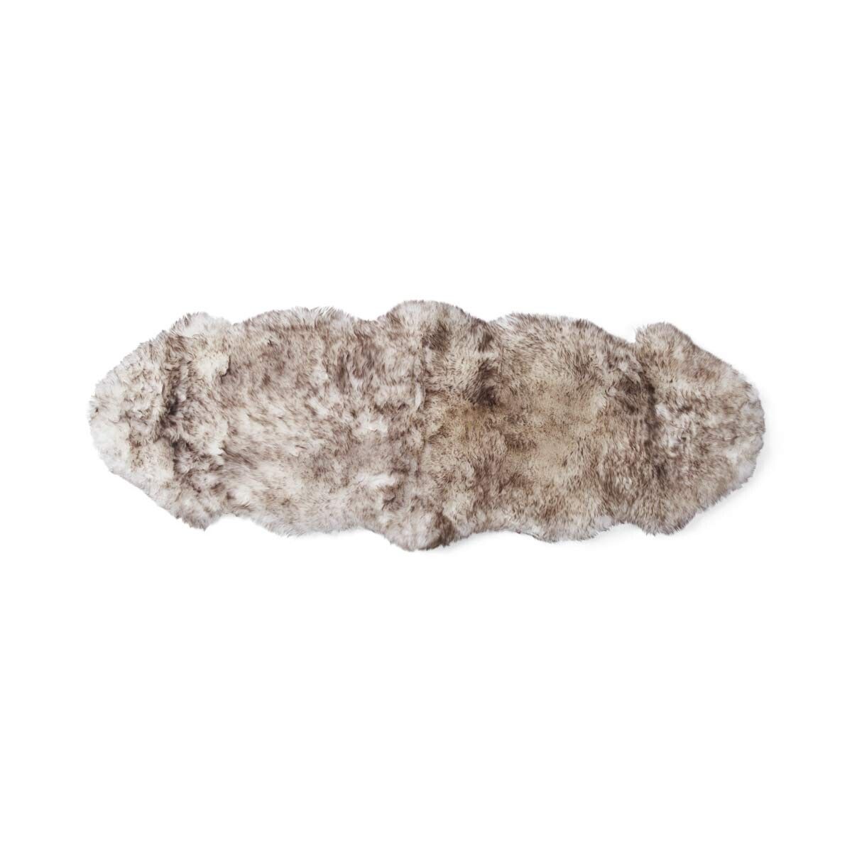 Merino Dubbele Schapenvacht | Langharig | 170x60 cm Wolf Tip