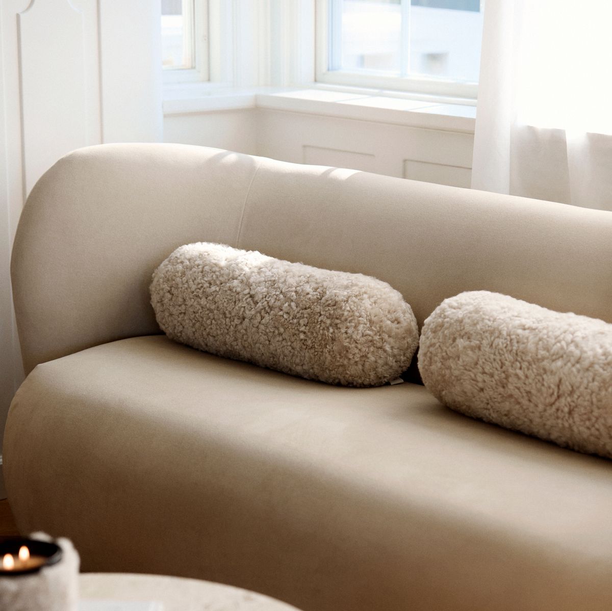 Bolster Kussen | KW Antraciet Grijs