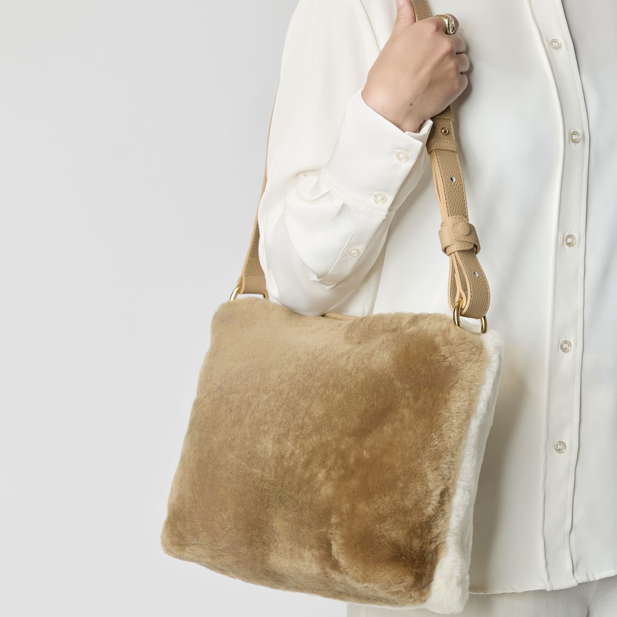 Olivia Maxi Tas Beige
