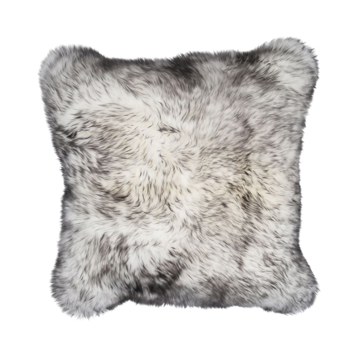 Schapenvacht Kussen | Langharig | Nieuw- Zeeland | 50x50 cm Black Tip