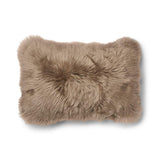 Langharig Schapenvacht Kussen | 52x52 cm | 34x52 cm Beige/Taupe