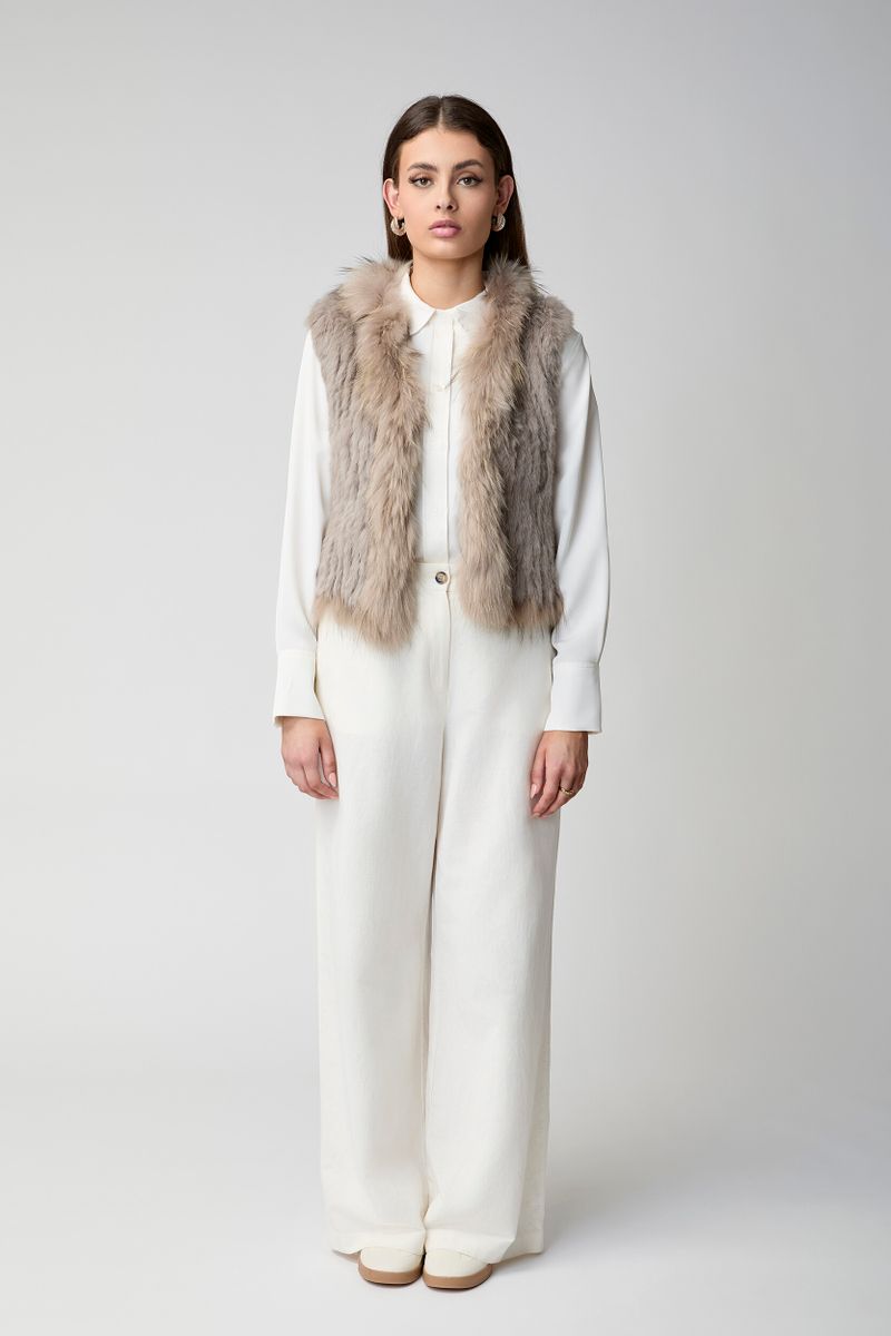 Anna Vest Taupe