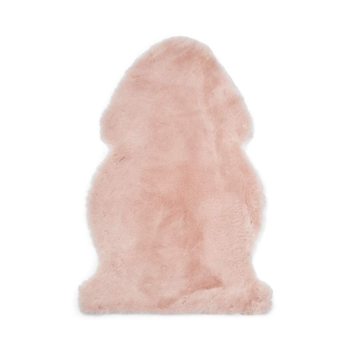 Baby Schapenvacht | Kortharig | Nieuw-Zeeland | 95 cm Lichtroze