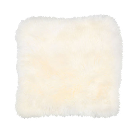 Stoel Kussenhoes | Langharig | Nieuw-Zeeland | 40x40 cm Ivoor