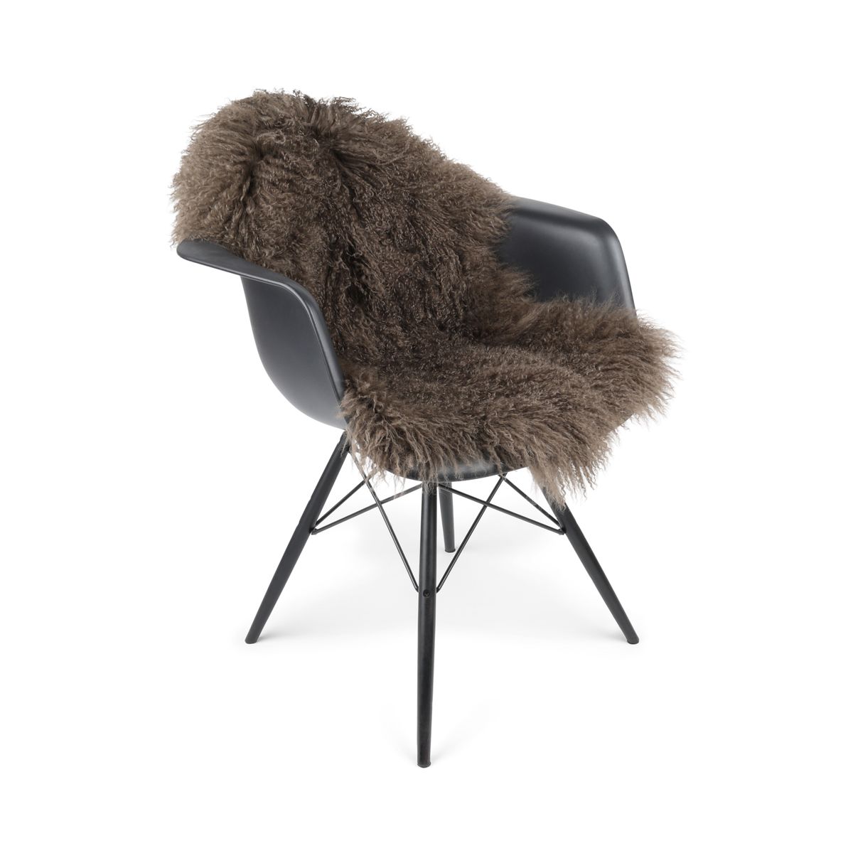 Curly Schapenvacht | Tibet | 85 x 50 cm Taupe