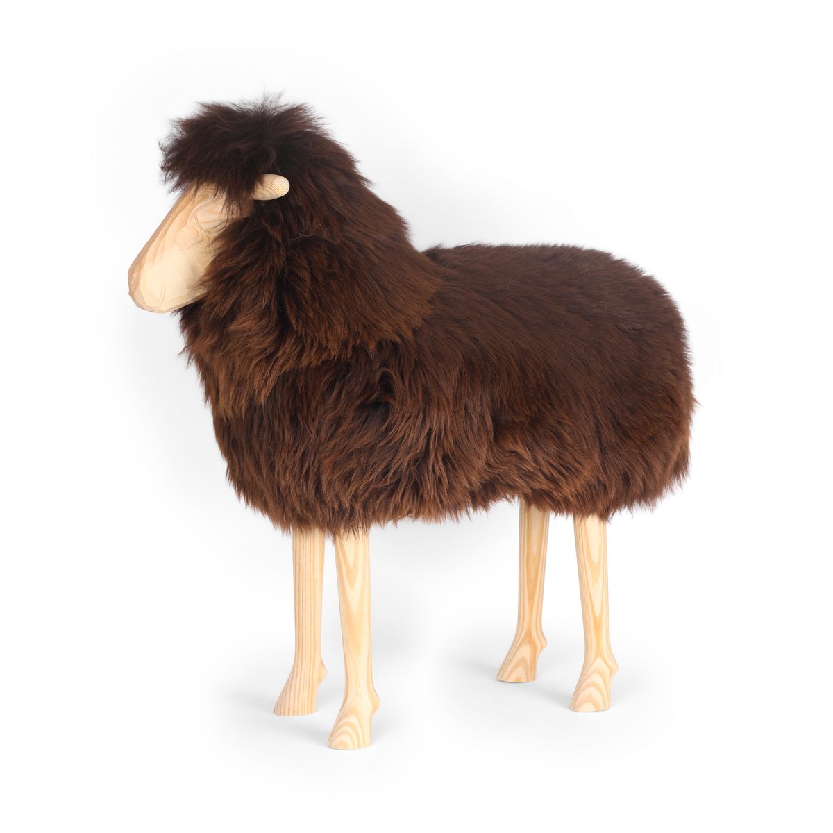 Signature Staand Schaap | Large Natuurlijk Bruin
