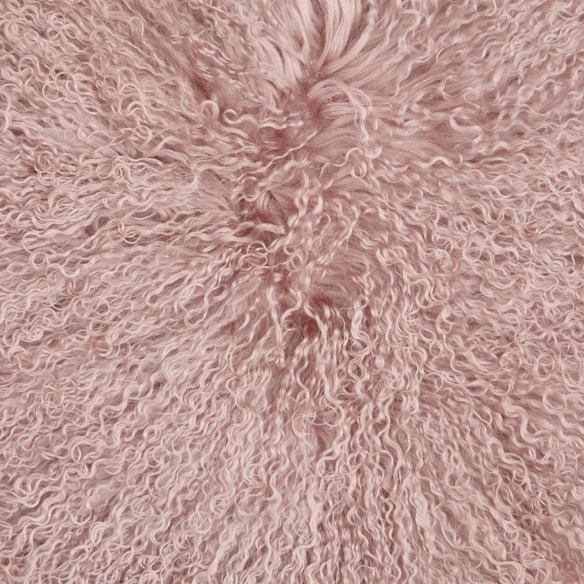 Schommel Stoel Cover | Tibetaanse schapenvacht Roze