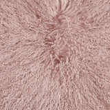 Schommel Stoel Cover | Tibetaanse schapenvacht Roze