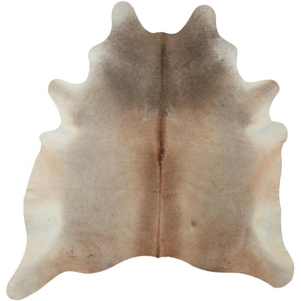 Koeienhuid Vloerkleed | Grijs Beige | 3,65 m²