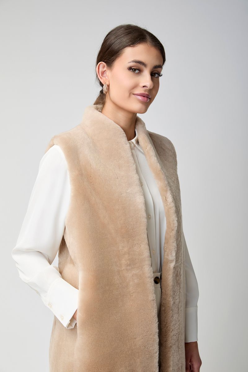 Carmen Vest Camelbruin