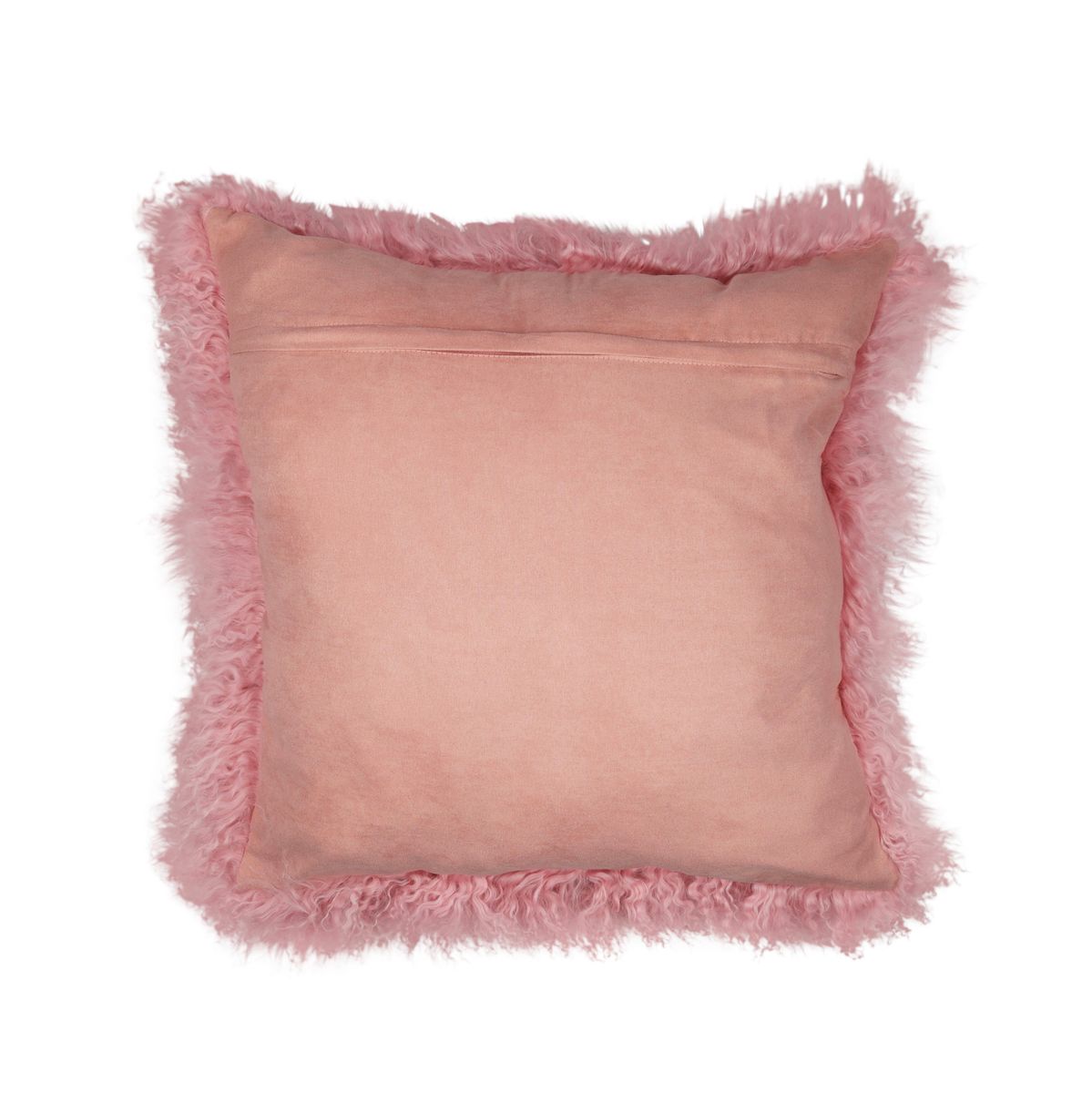 Lamsvachtkussen | Tibet | 50x50 cm Lady Pink