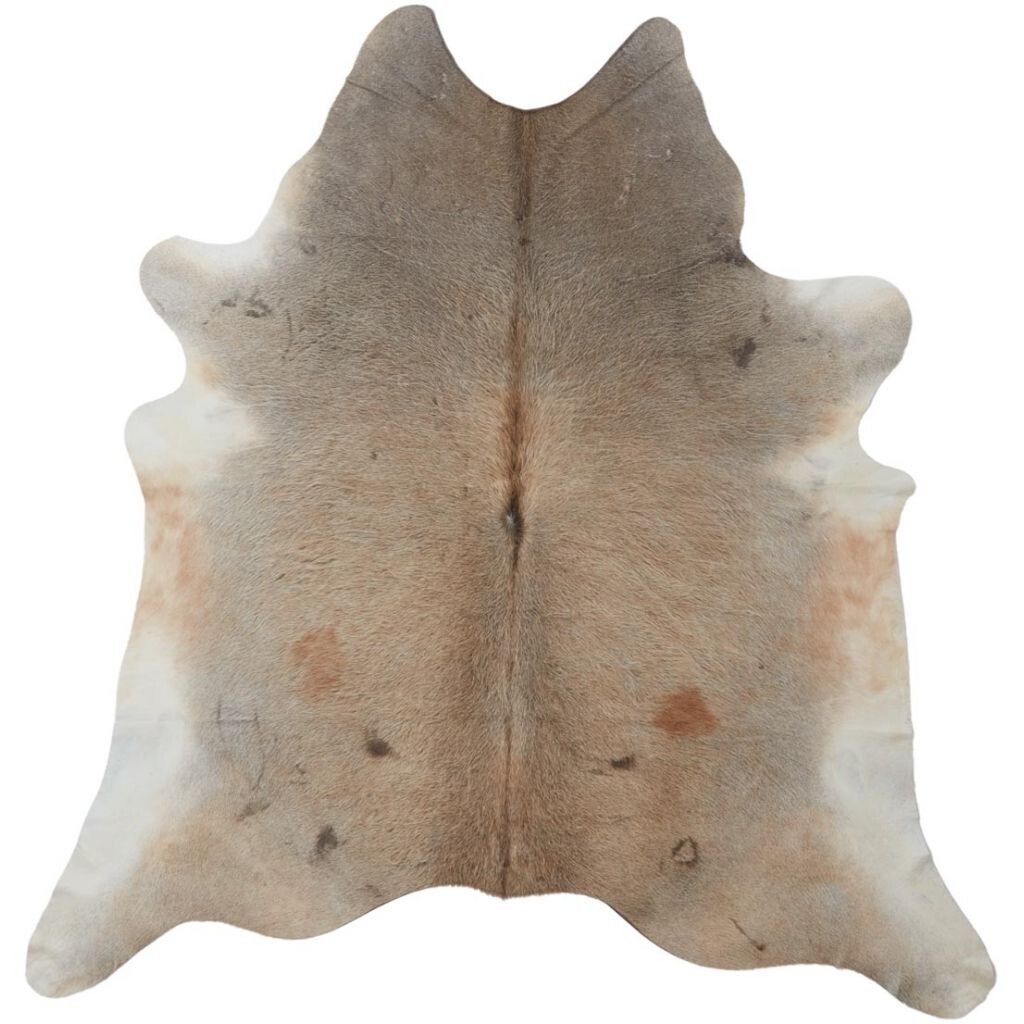 Koeienhuid Vloerkleed | Grijs Beige | 3,76 m²