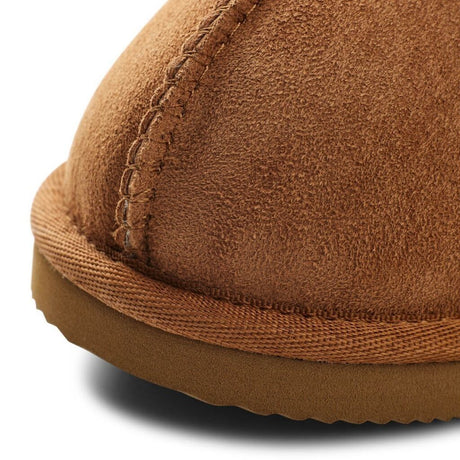 Nordic Curly Pantoffel Kastanje