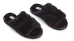 Slippers Wreefbanden Zwart