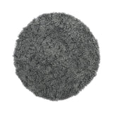 Schapenvacht Stoel Cover | Kortharig | Ø34 cm Licht Grijs