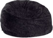 Zitzak | Korte Wol | Medium | Large Zwart