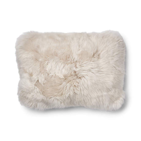 Langharig Schapenvacht Kussen | 52x52 cm | 34x52 cm Beige/Linnen