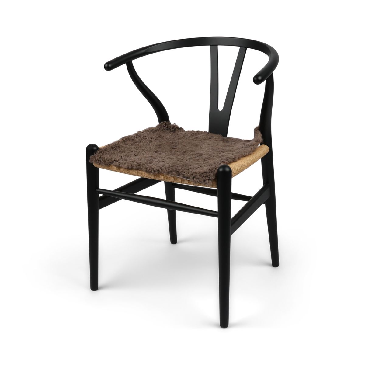 Schapenvacht Stoel Cover | Kortharig | 40x40 cm