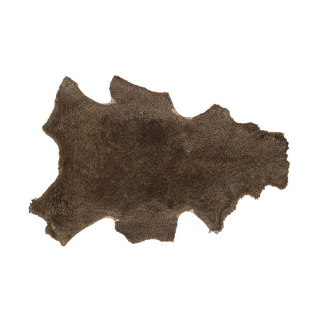 Nieuw- Zeelandse Schapenvacht | Natuurlijk Gevormd | Kortharig | 90x60 cm Taupe
