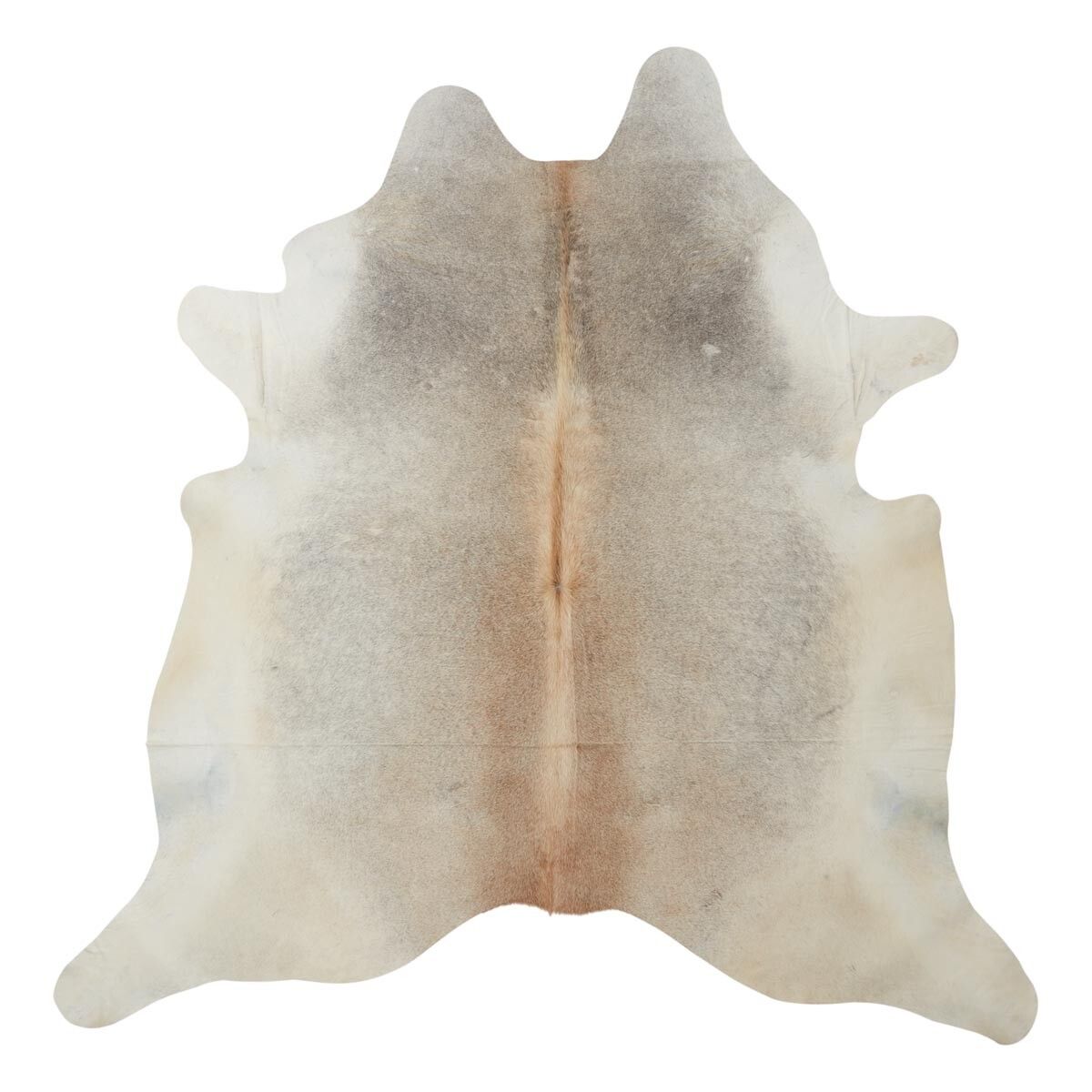 Koeienhuid Vloerkleed | Grijs Beige | 3,9 m²