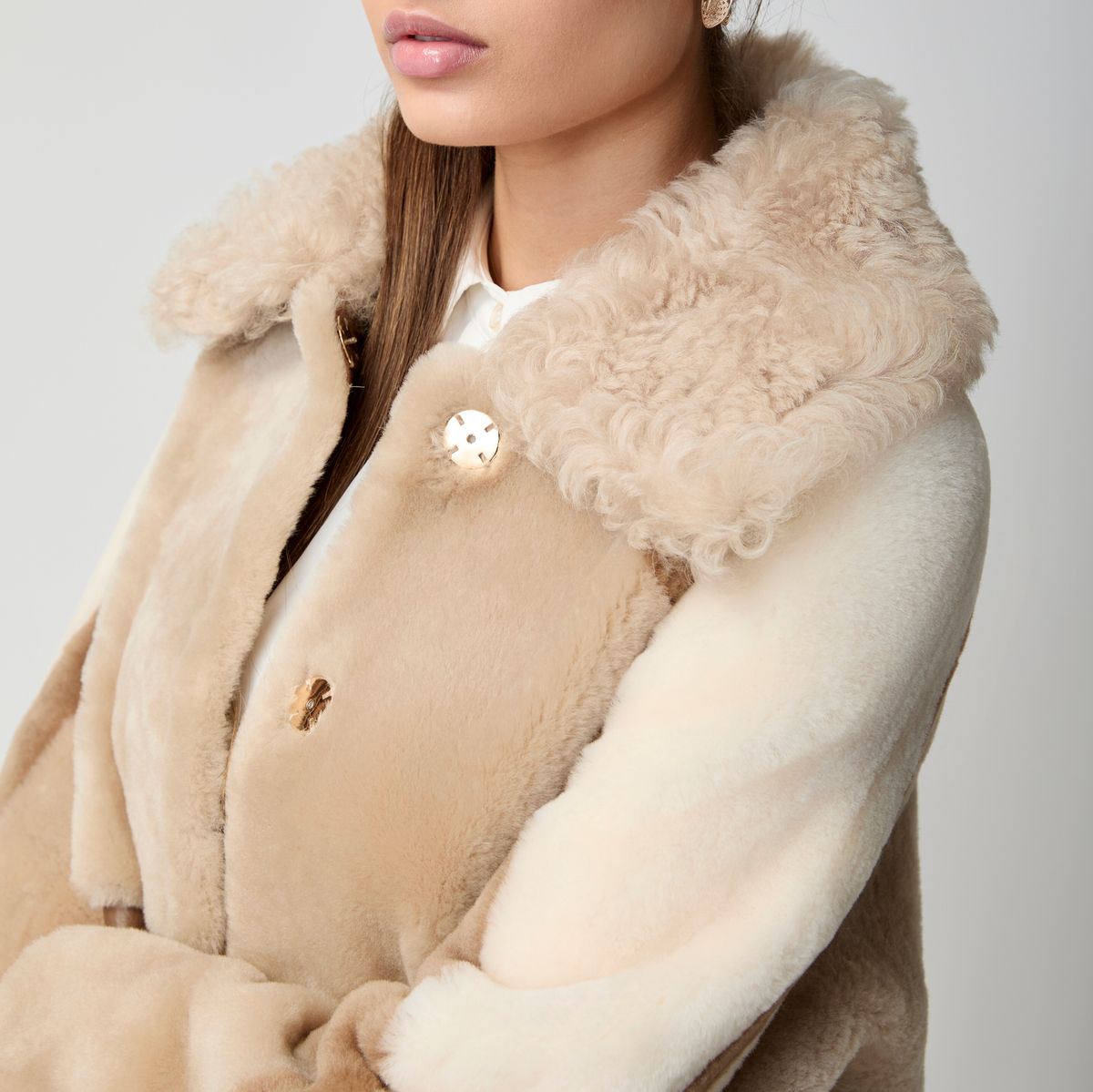 Anika Jas Beige/Bruin