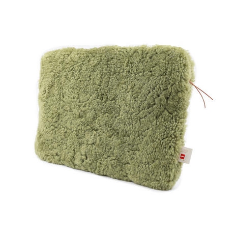 Schapenvacht Laptop Hoes | 36x28 cm Salie Groen