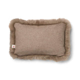 Langharig Schapenvacht Kussen | 52x52 cm | 34x52 cm Beige/Taupe