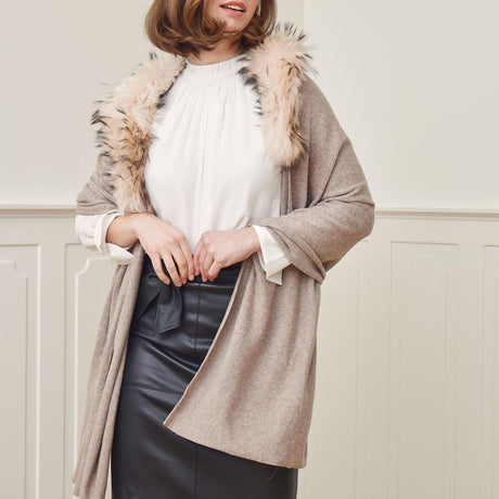 Silvia Sjaal Zwart/Zwart