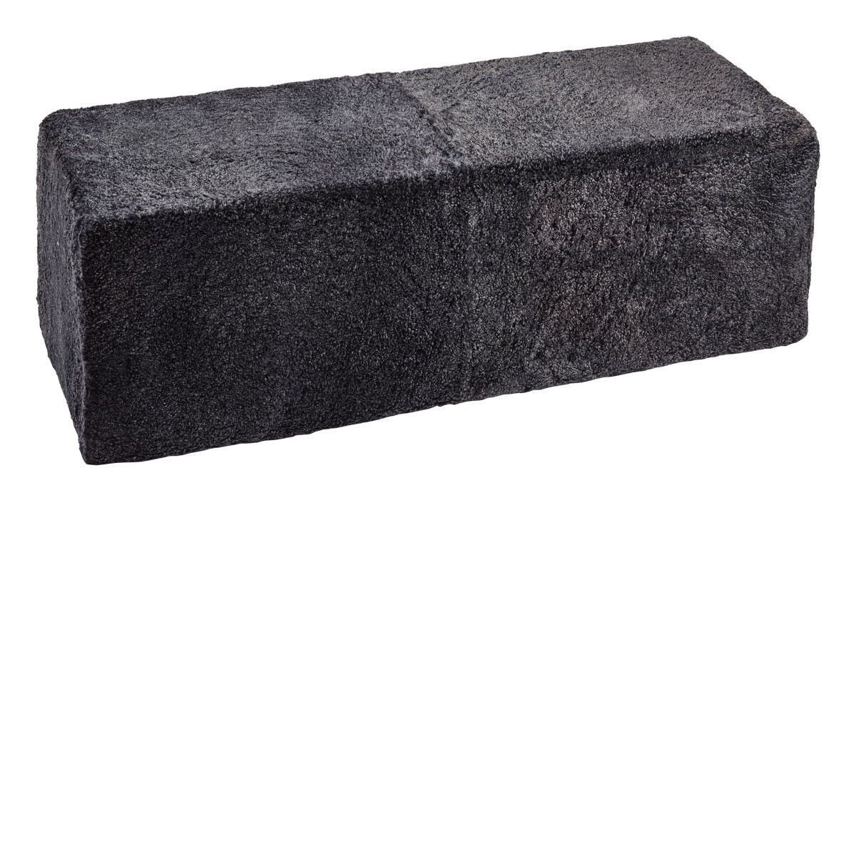 Kortharige Curly Schapenvacht Hocker Poef
