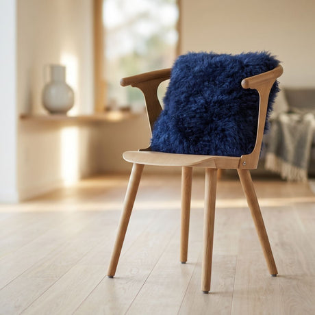 Curly Kussen | 28x56 cm | 40x40 cm Marineblauw