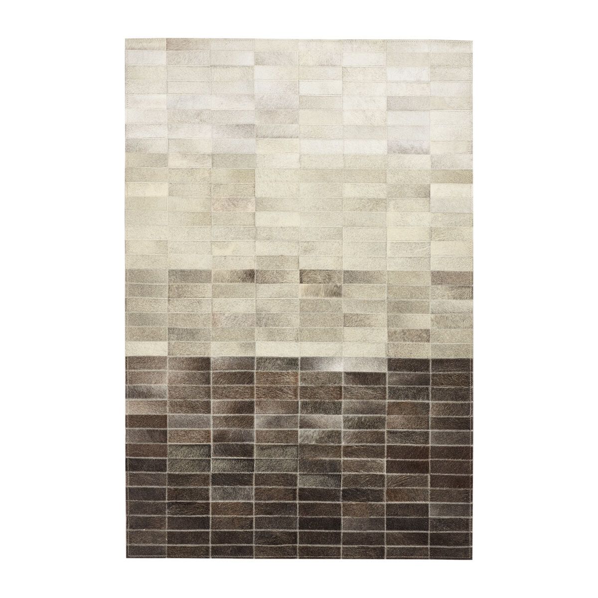 Koeienhuid Design Vloerkleed Monaco Natuurlijk Grijs