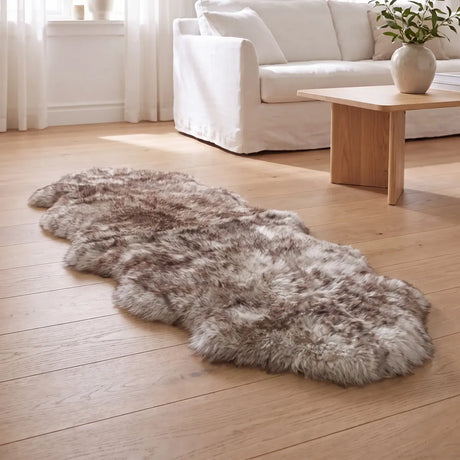 Merino Dubbele Schapenvacht | Langharig | 170x60 cm Wolf Tip
