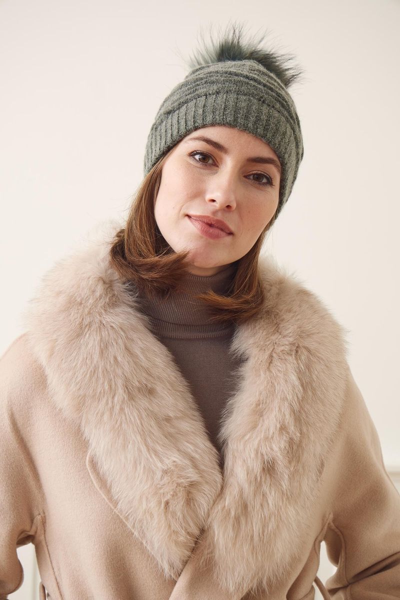 Sidse Beanie Groen/Heg Groen