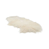 Dubbele IJslandse Schapenvacht | Natuurlijke kleuren | Langharig | 160 cm Off White
