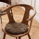 Schapenvacht Stoel Cover | Kortharig | Ø34 cm Sahara