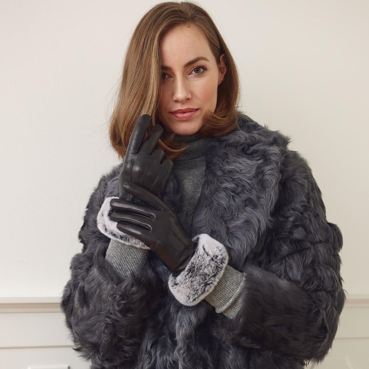 Kassandra Handschoenen Zwart/Snowtop