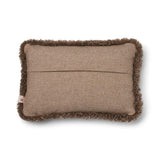 Kortharig Schapenvacht Kussen | KW rand | 52x52 cm | 34x52 cm Beige/Taupe