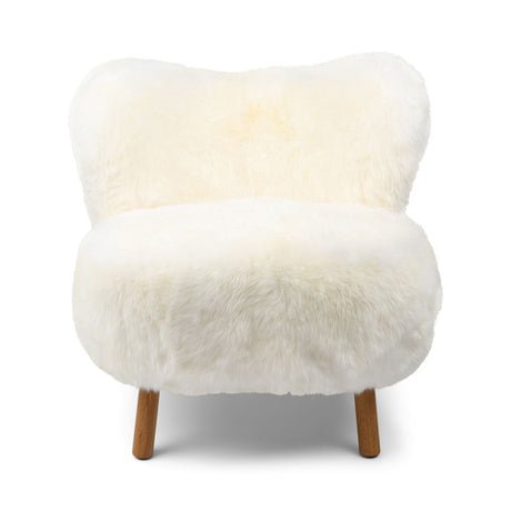 Ethan Puffy Loungestoel | Langharige Schapenvacht