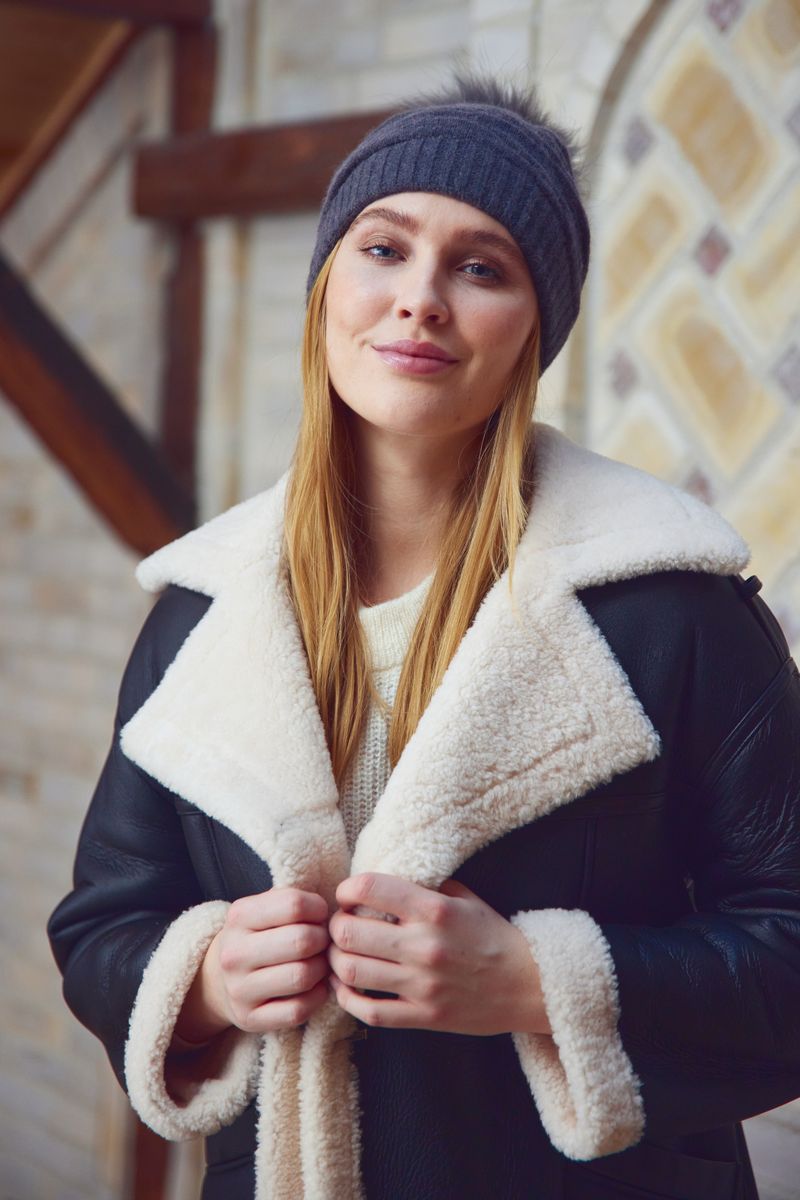 Sidse Beanie Middernacht Blauw/Middernacht Blauw