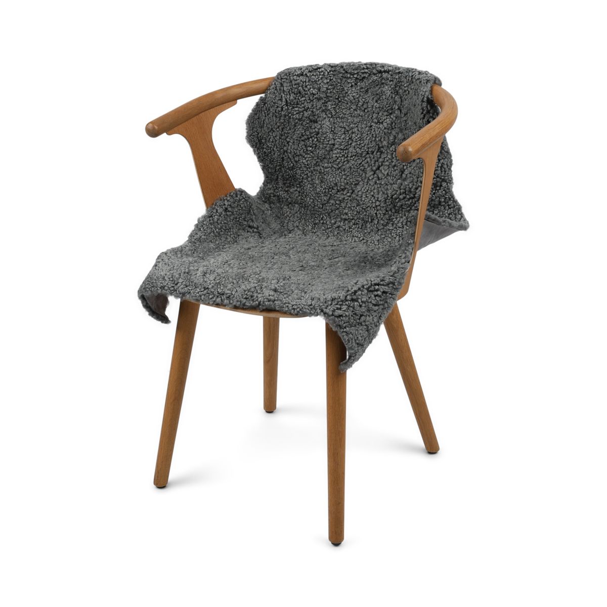 Nieuw- Zeelandse Schapenvacht | Kortharig | 90x60 cm Scandinavië Lichtgrijs