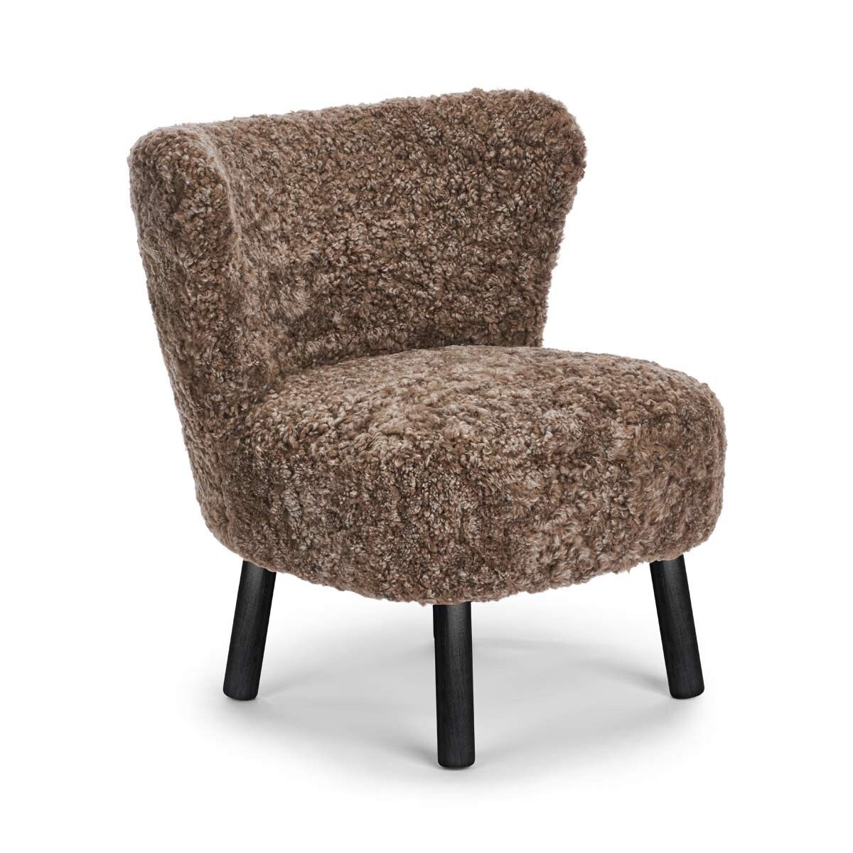 Emily Loungestoel | Kortharige Schapenvacht Taupe