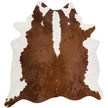 Natuurlijke premium koeienhuiden | XXL-maat | Brazilië Bruin/Wit