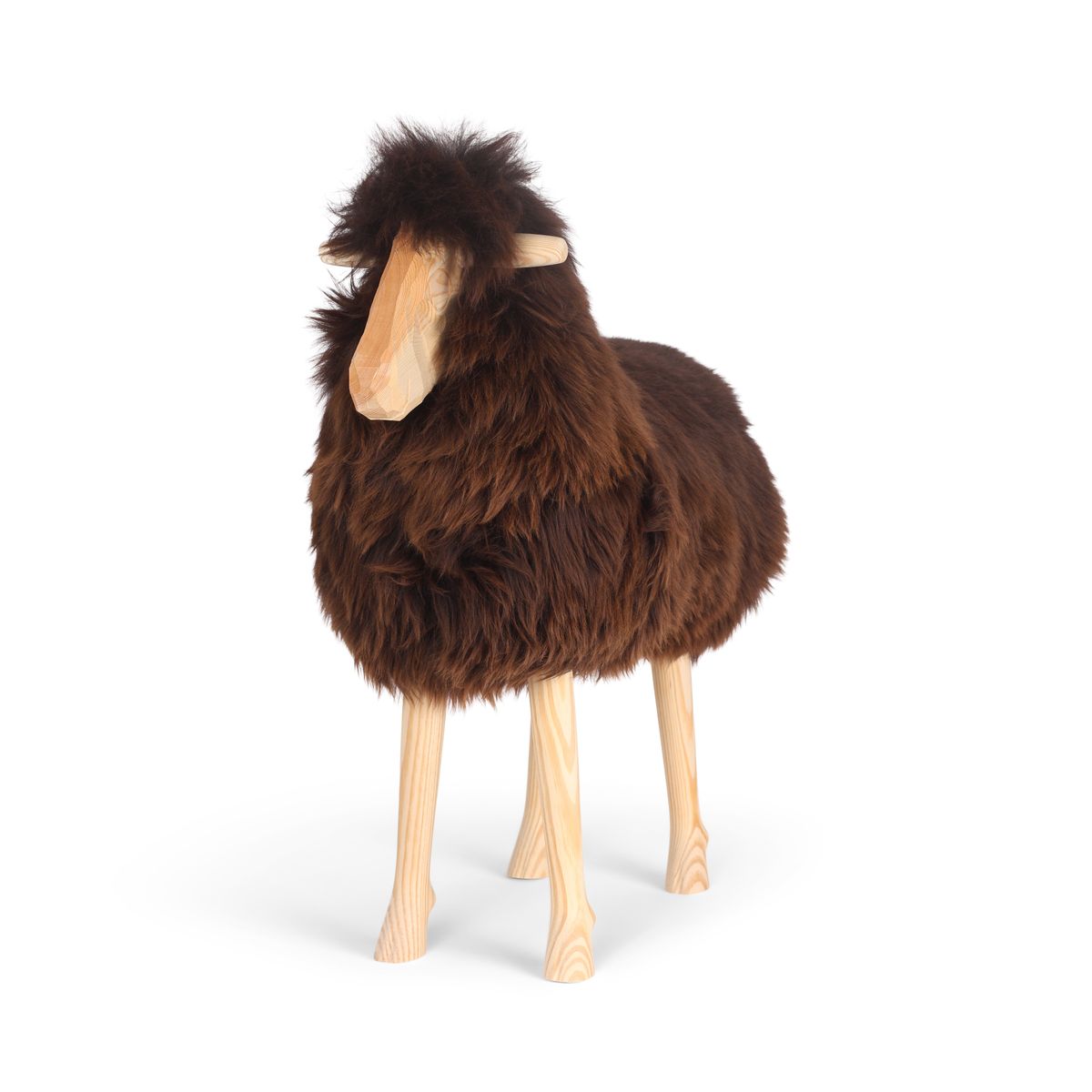 Signature Staand Schaap | Large Natuurlijk Bruin