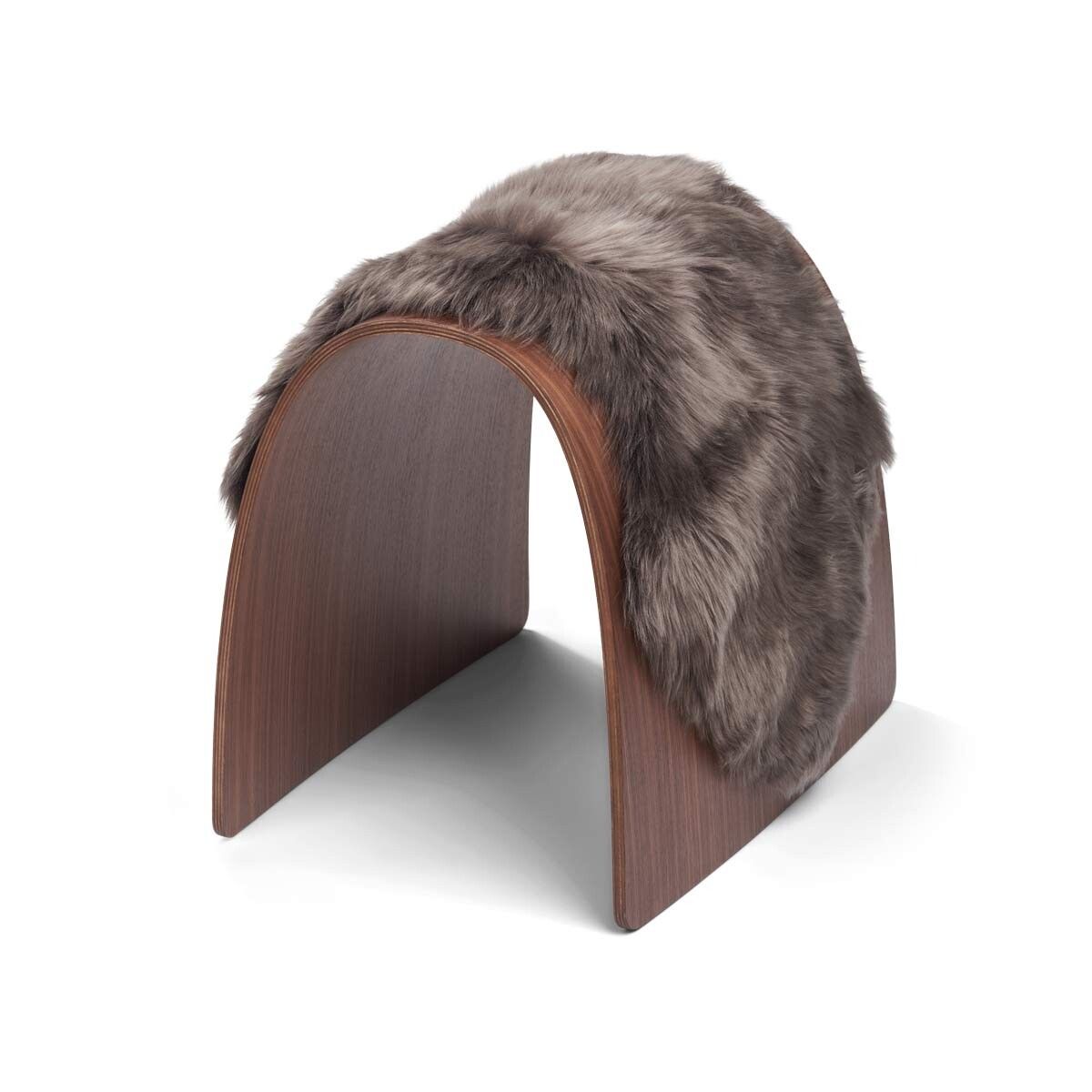 Schapen Kruk Cover | Lange Wol Walnoot bruin