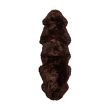 Schapenvacht | Langharig | Nieuw- Zeeland | 160x60 cm Chocolade